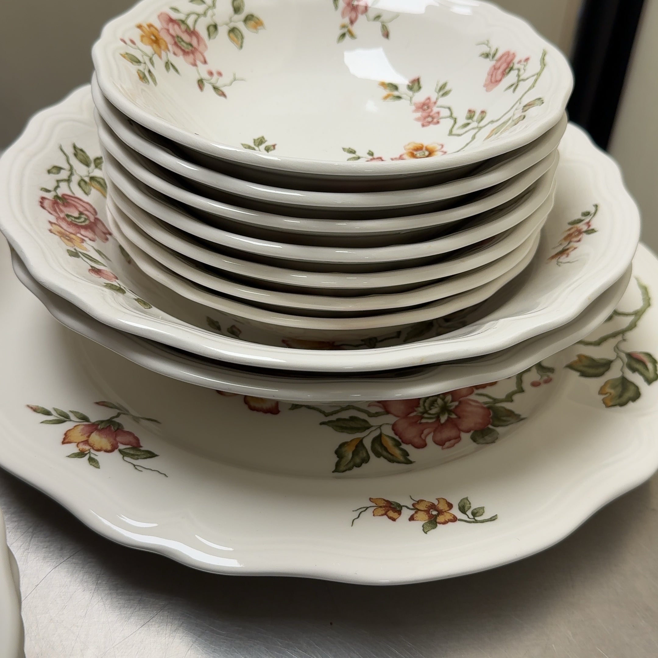 48 Piece Florganza Ironstone Dishware Made in Japan