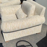 2 Beautiful Kern & Co. Zebra Striped Chairs