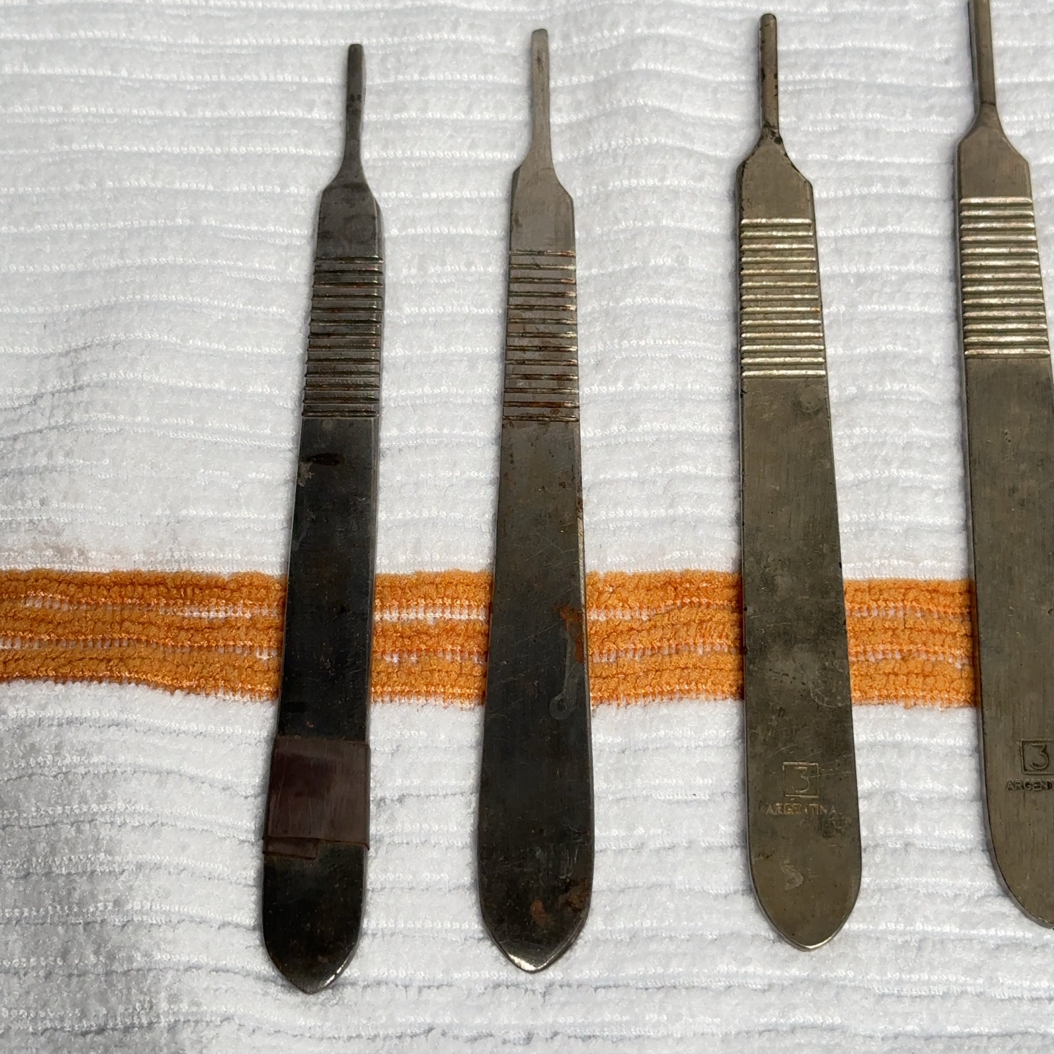 Lot of 6 - No. 3 Scalpel Handle Stainless Steel Surgical Instruments Oneida...