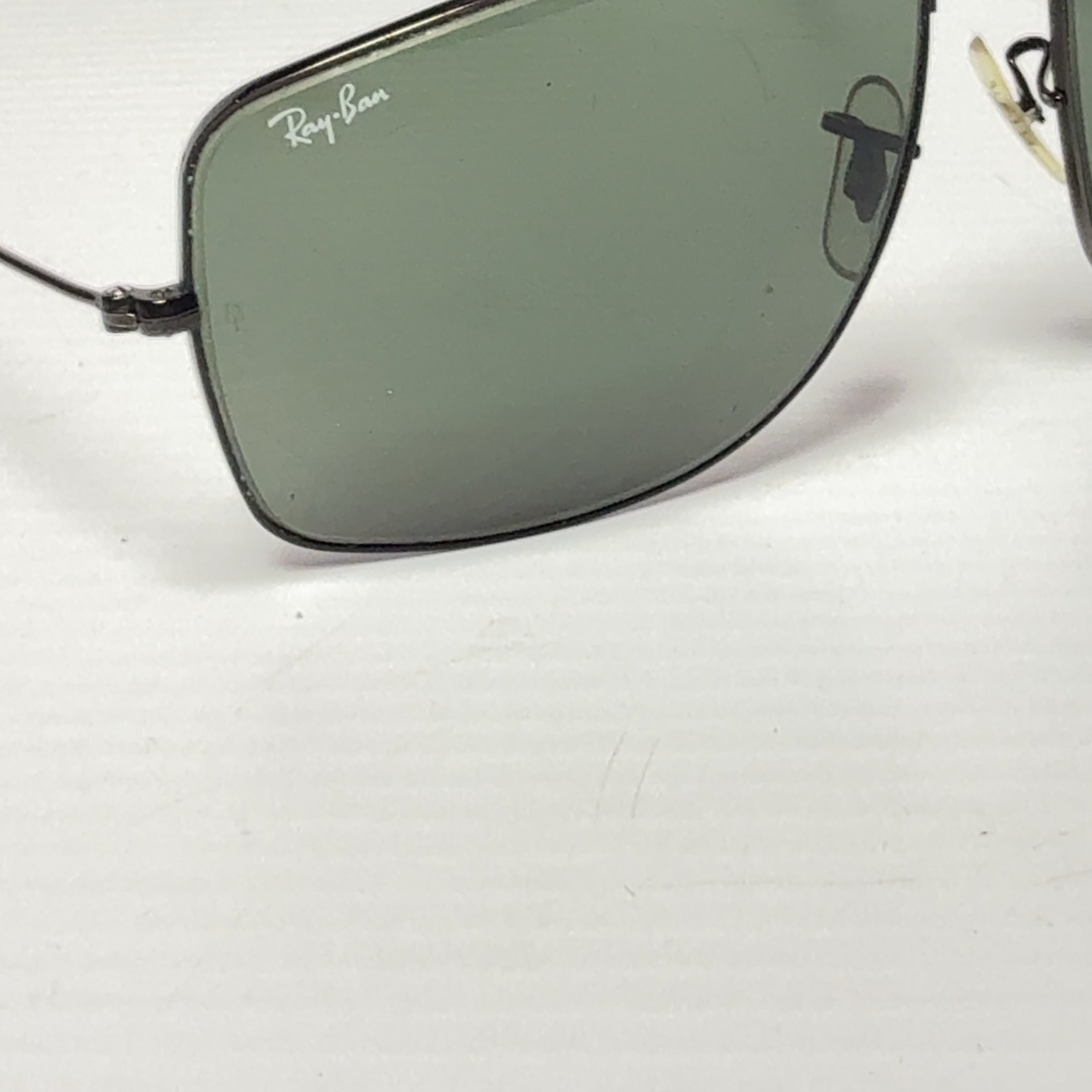 Vintage B&L Ray-Ban W0503 Black Explorer Aviator Sunglasses
