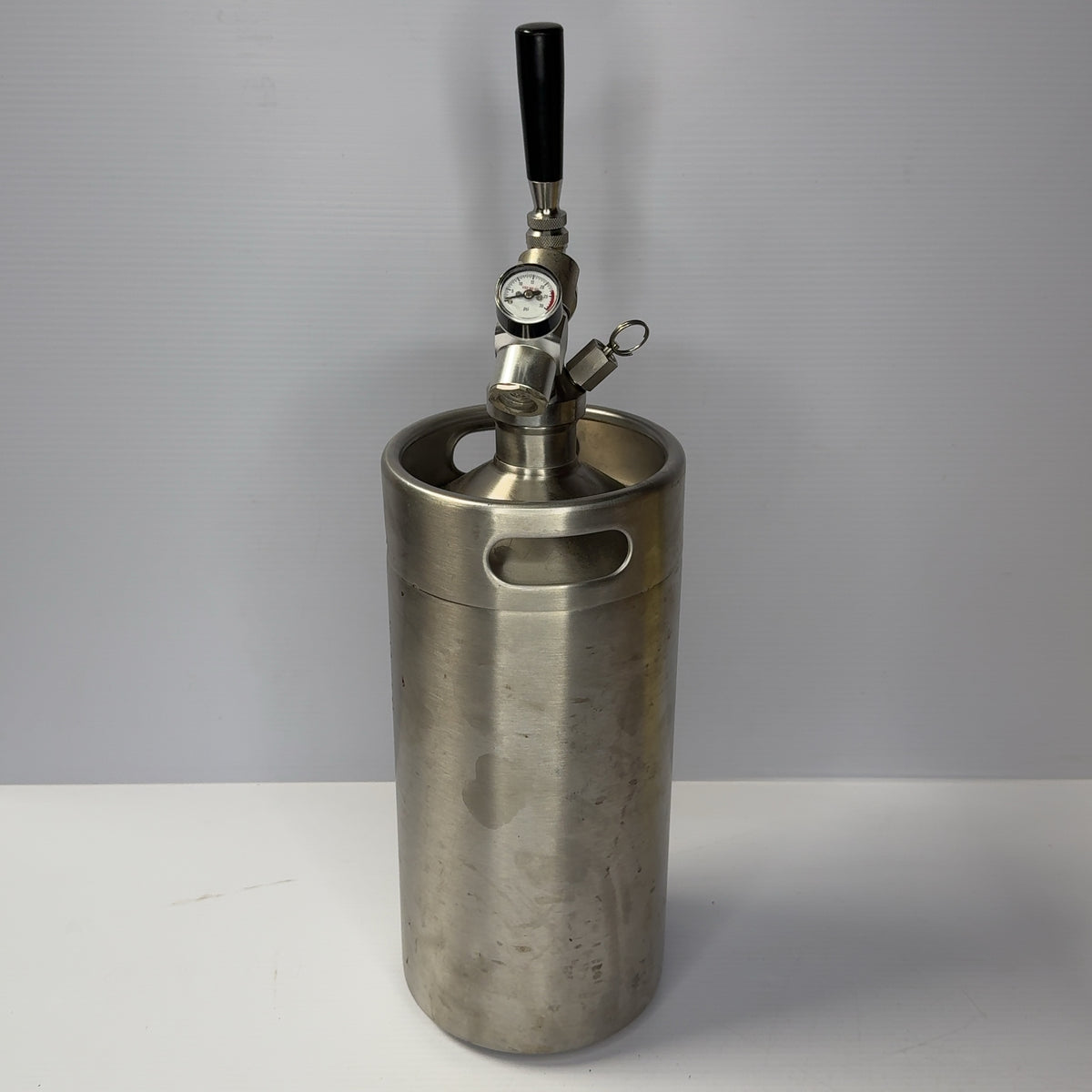 Mini Stainless Steel Beer Keg, Portable Home Dispenser System