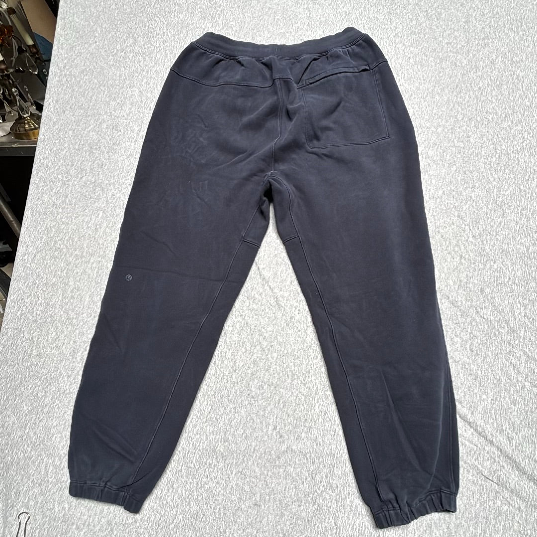 Lululemon Mens City Sweat Jogger Washed Navy Blue Medium