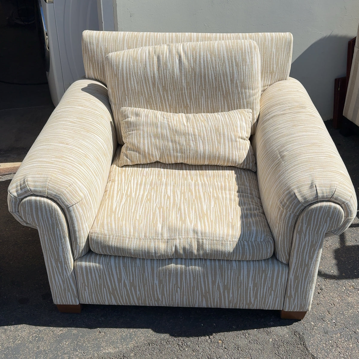 2 Beautiful Kern & Co. Zebra Striped Chairs