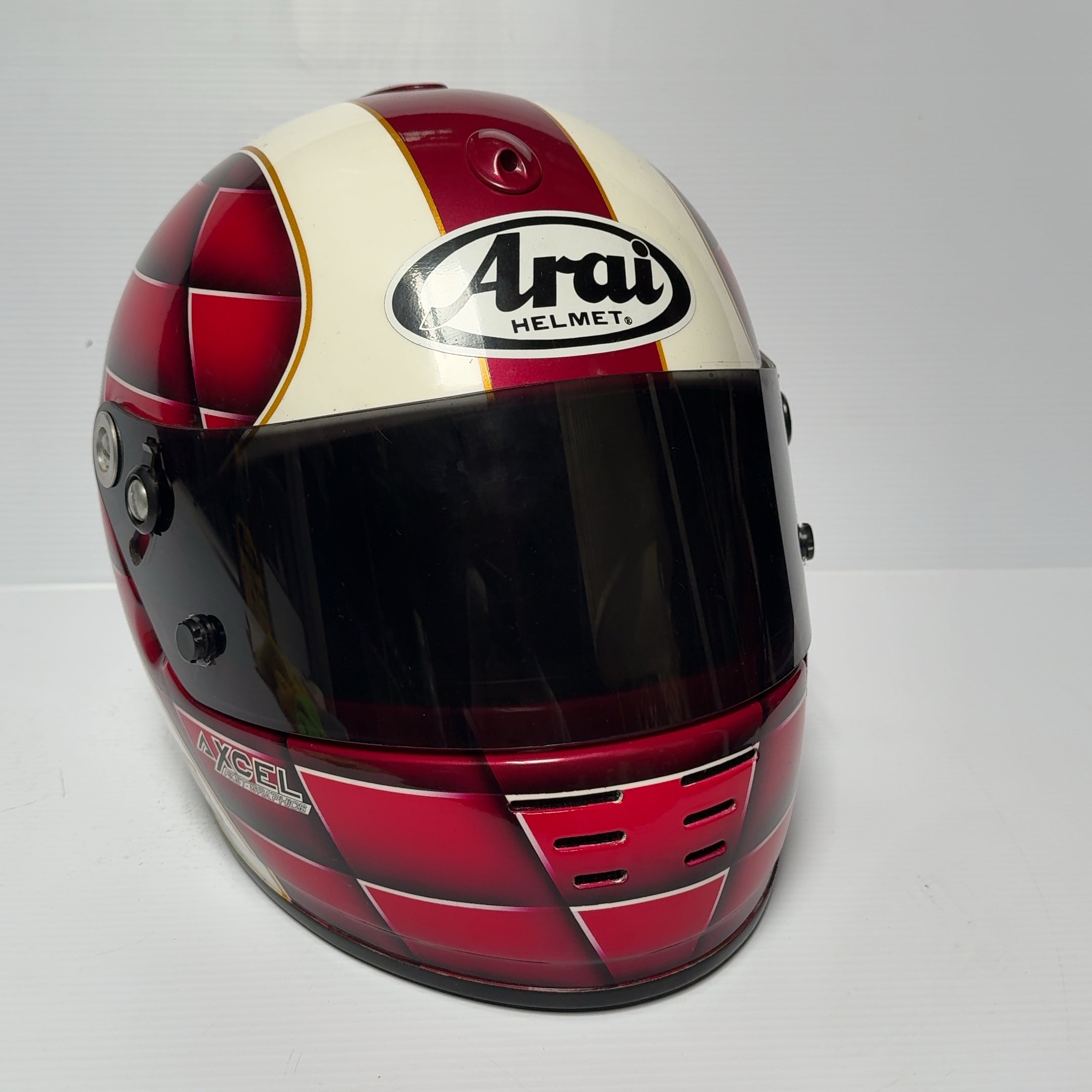 Vintage ARAI Custom Painted Helmet Size XL Made in Japan