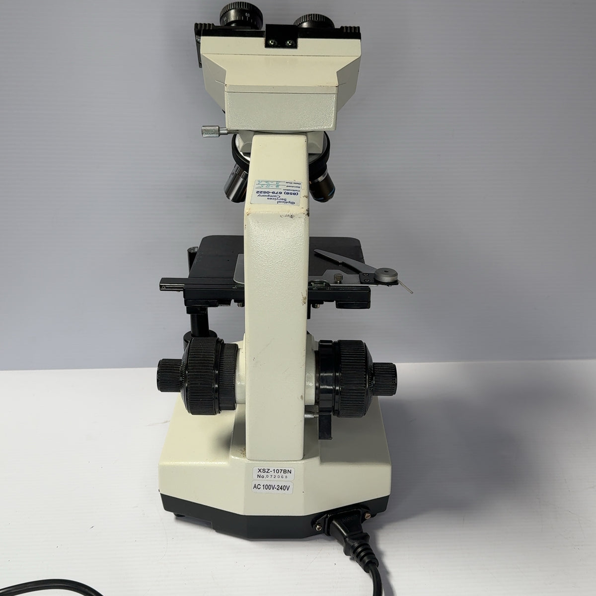 XSZ-107BN Lab Microscope Biological Microscope w/ Light