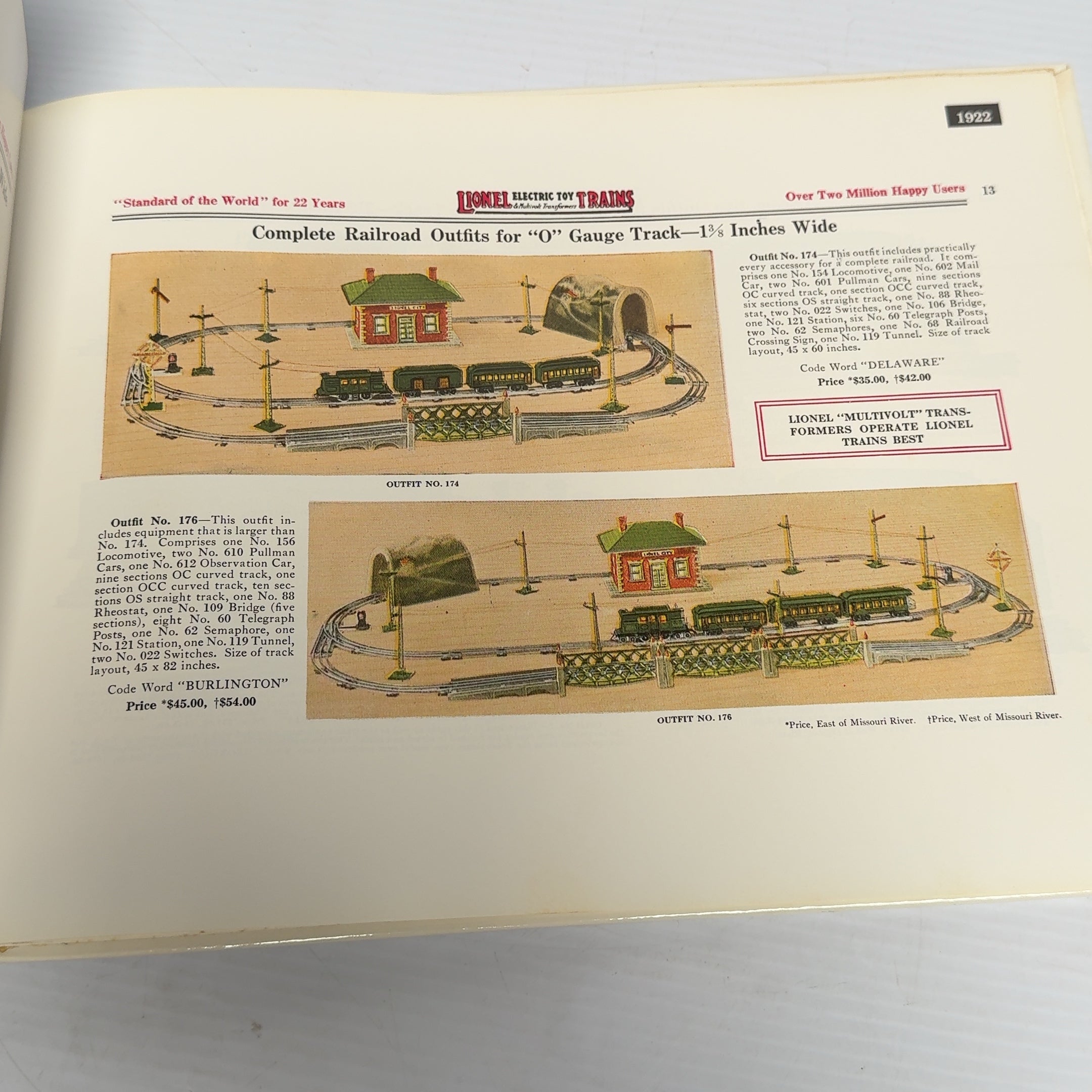Greenberg's Lionel Catalogue Book 1902-1922 First Edition HC Bruce C. Greenberg