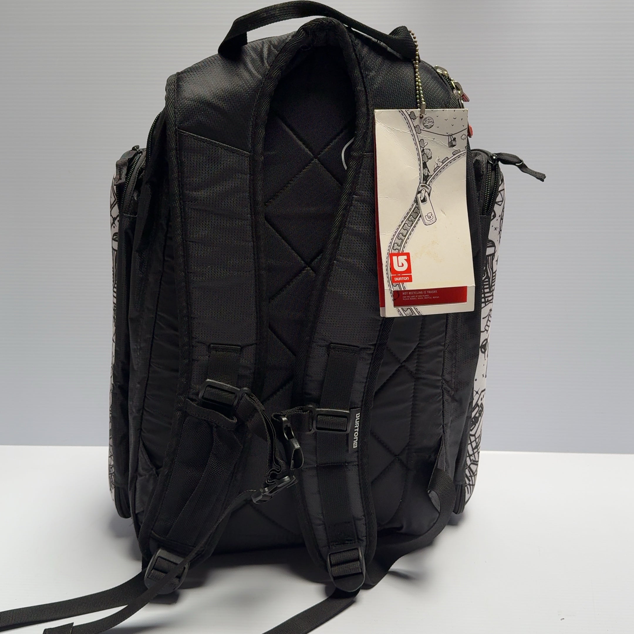 Burton Skate / Snow Doodle Design Backpack w/ Built in Speakers!