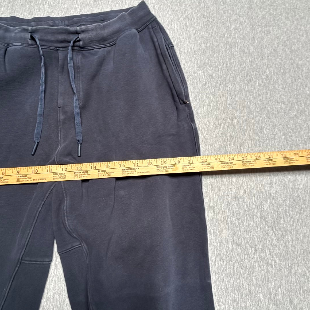 Lululemon Mens City Sweat Jogger Washed Navy Blue Medium