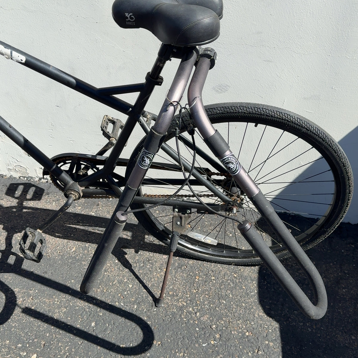 3G Bikes Chicago 1spd Cruiser w/ Surfboard Rack