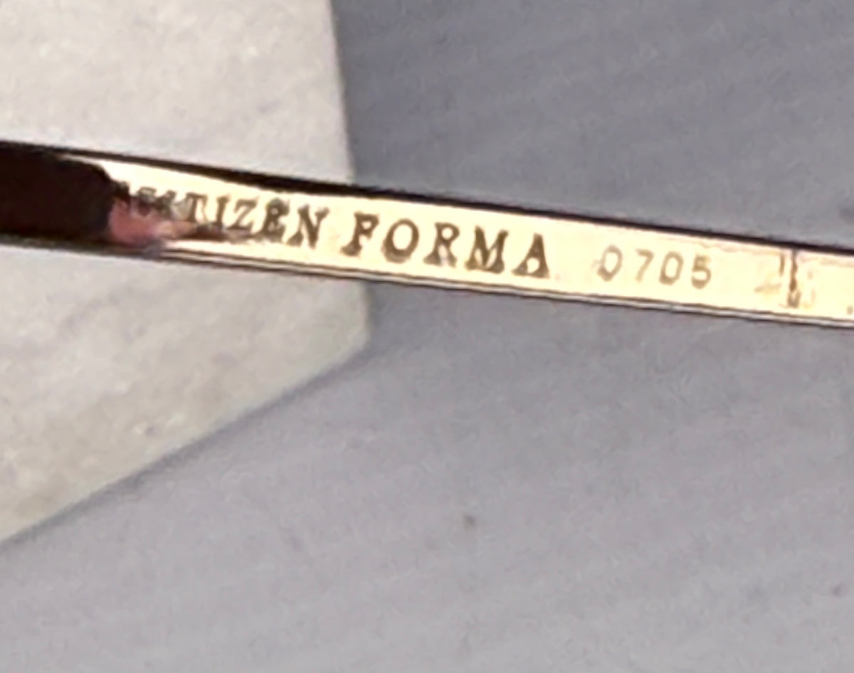RARE! Citizen Forma Wire-Frame Sunglasses 0705 56-15-140 Made in Japan
