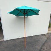 Turquoise umbrella