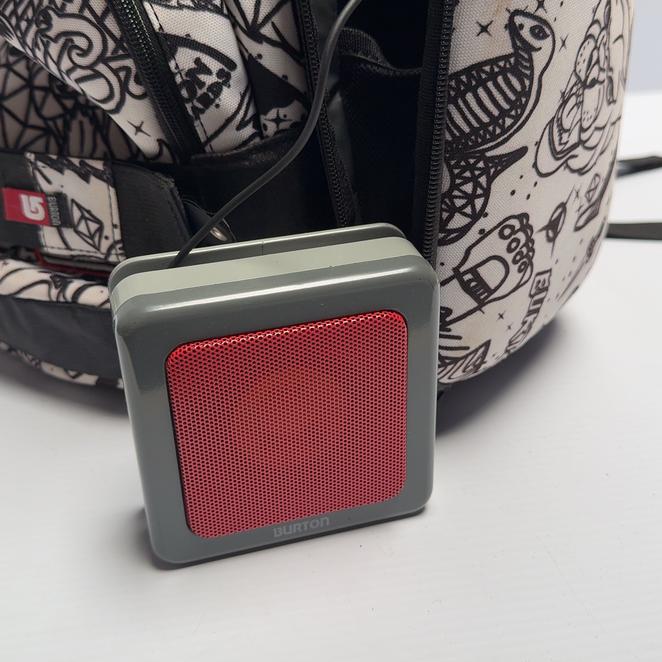 Burton Skate / Snow Doodle Design Backpack w/ Built in Speakers!