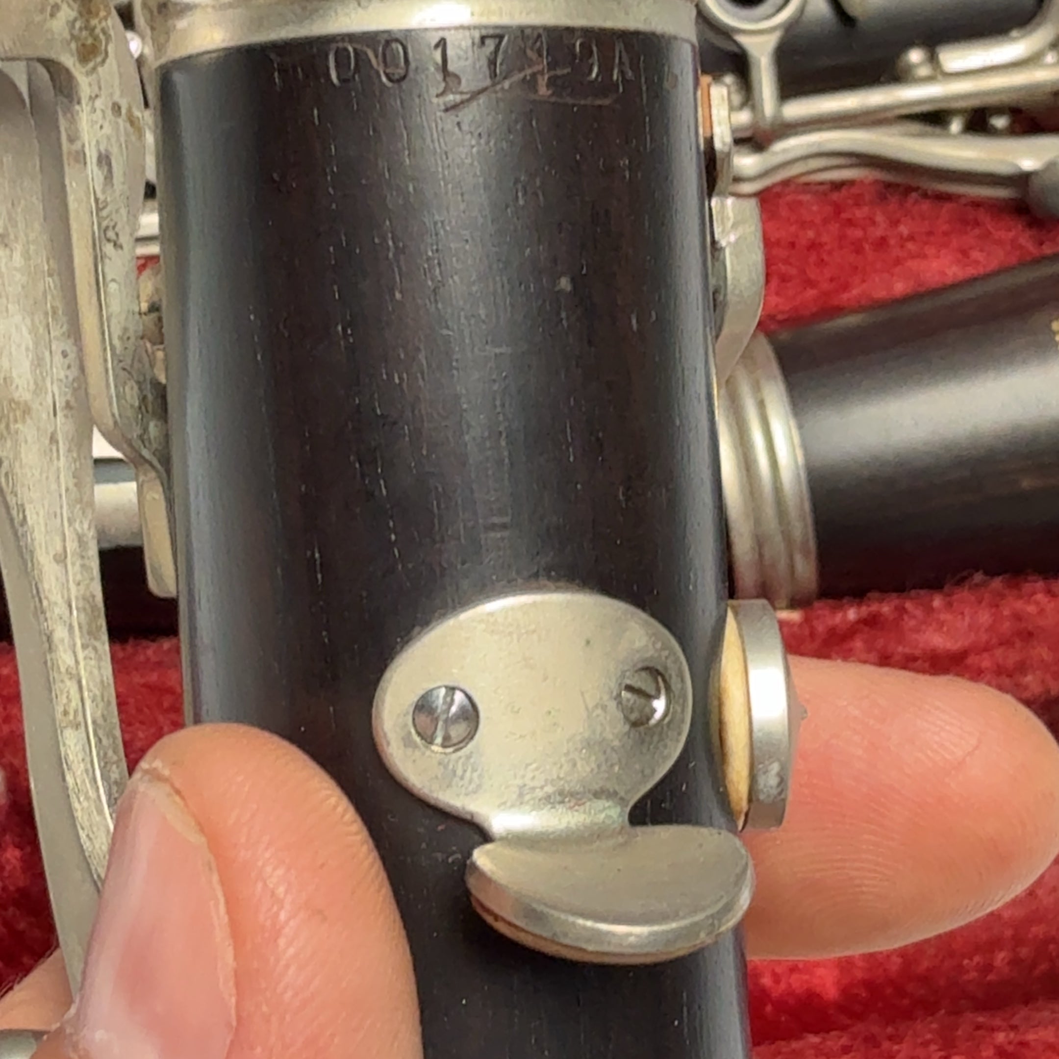 Yamaha Nippon Gakki YCL 34 Wood Clarinet With Mouthpiece + Original Hard Case