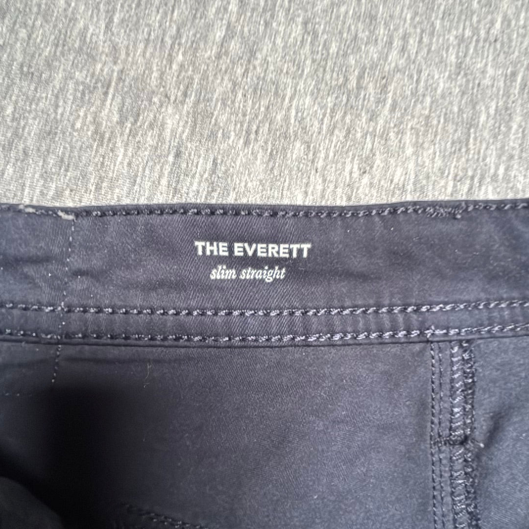 AG Adriano Goldschmied The Everett Slim Straight Pants Navy Blue 31x32