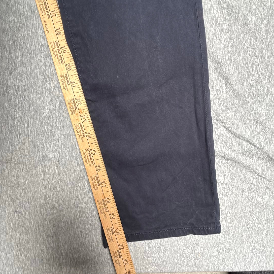 AG Adriano Goldschmied The Everett Slim Straight Pants Navy Blue 31x32