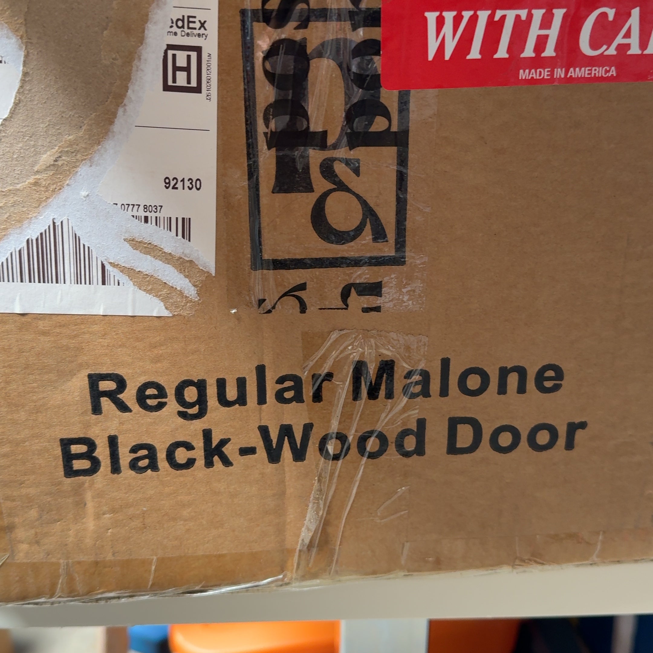 NEW! Malone Post‑Mounted Mailbox in Black