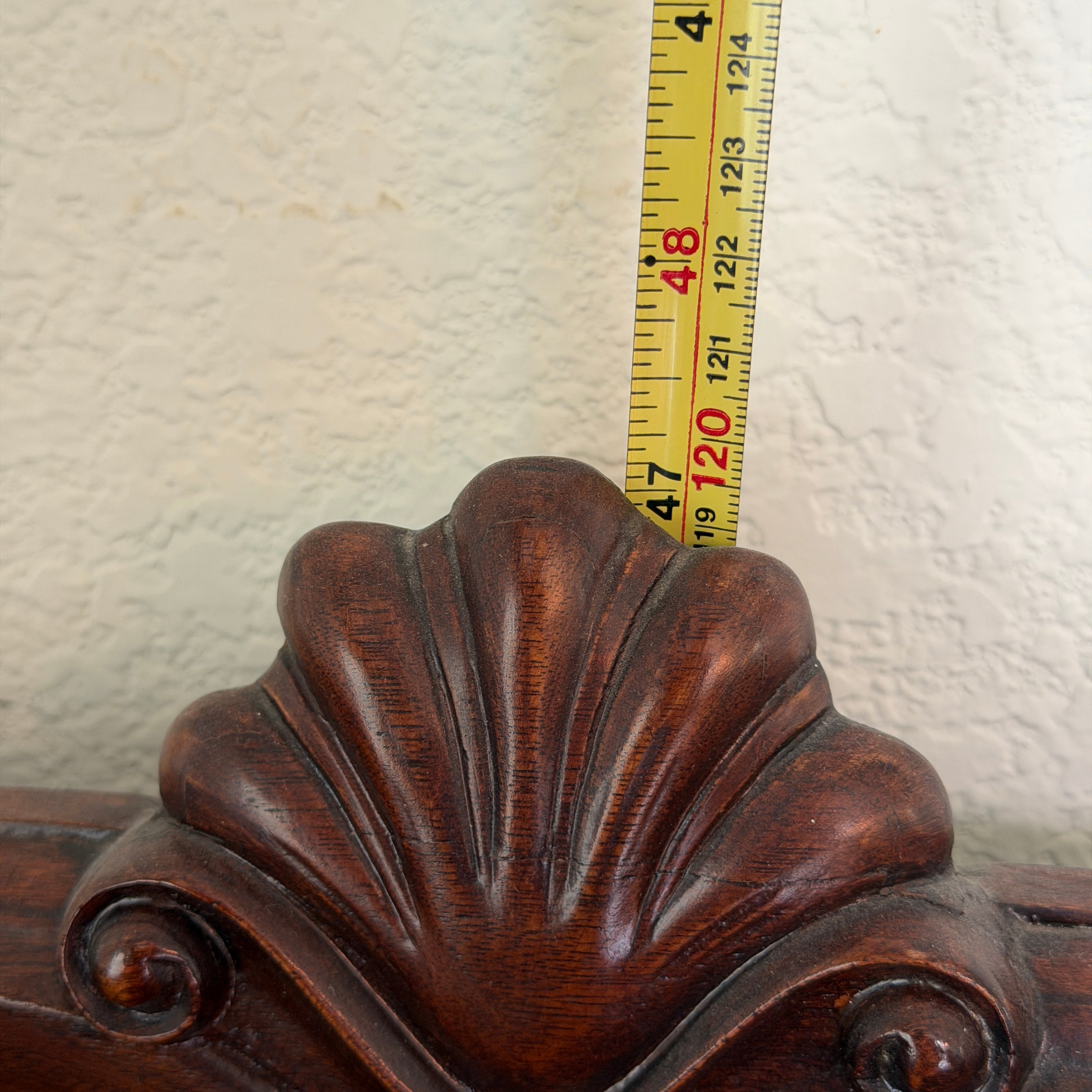 Vintage Queen Anne Mahogany Sideboard Buffet