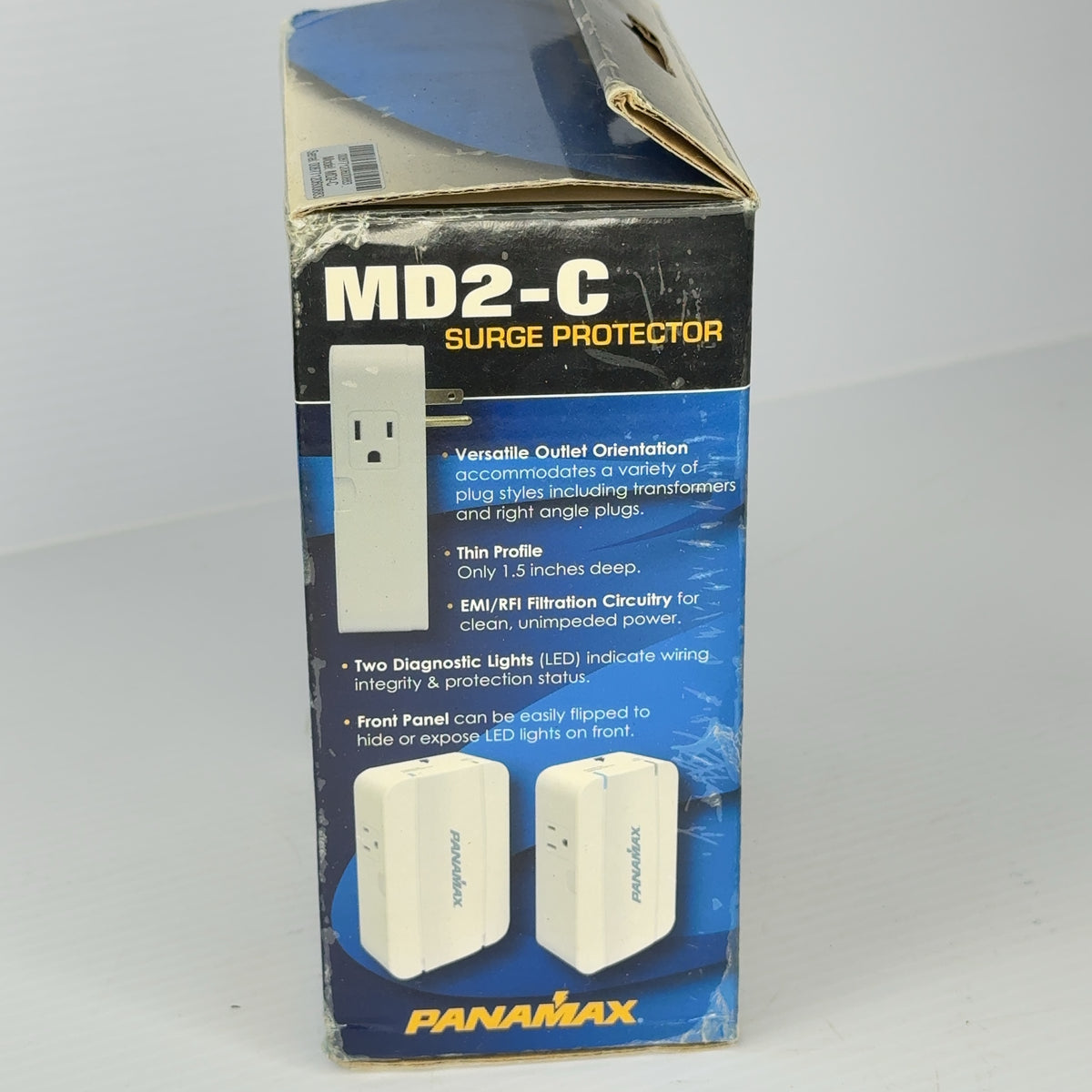 Panamax MD2-C Surge Protector 2 Outlet Coaxial Protection for TV DVR Satellite