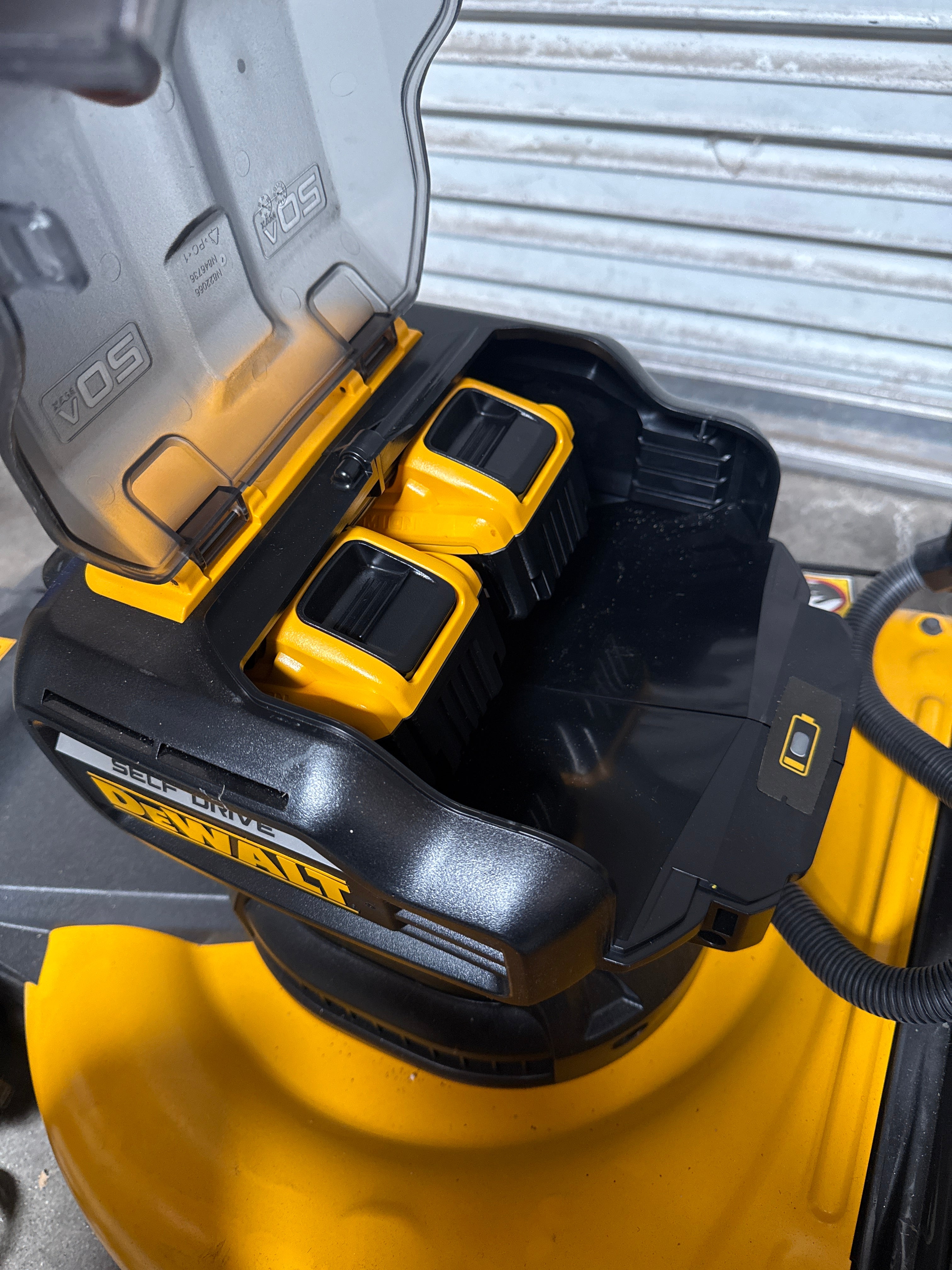DeWalt Brushless Self Drive Lawn Mower w/ 2 20V Batteries + Chargers