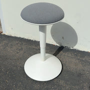 IKEA Nilserik Adjustable Stool in White & Gray