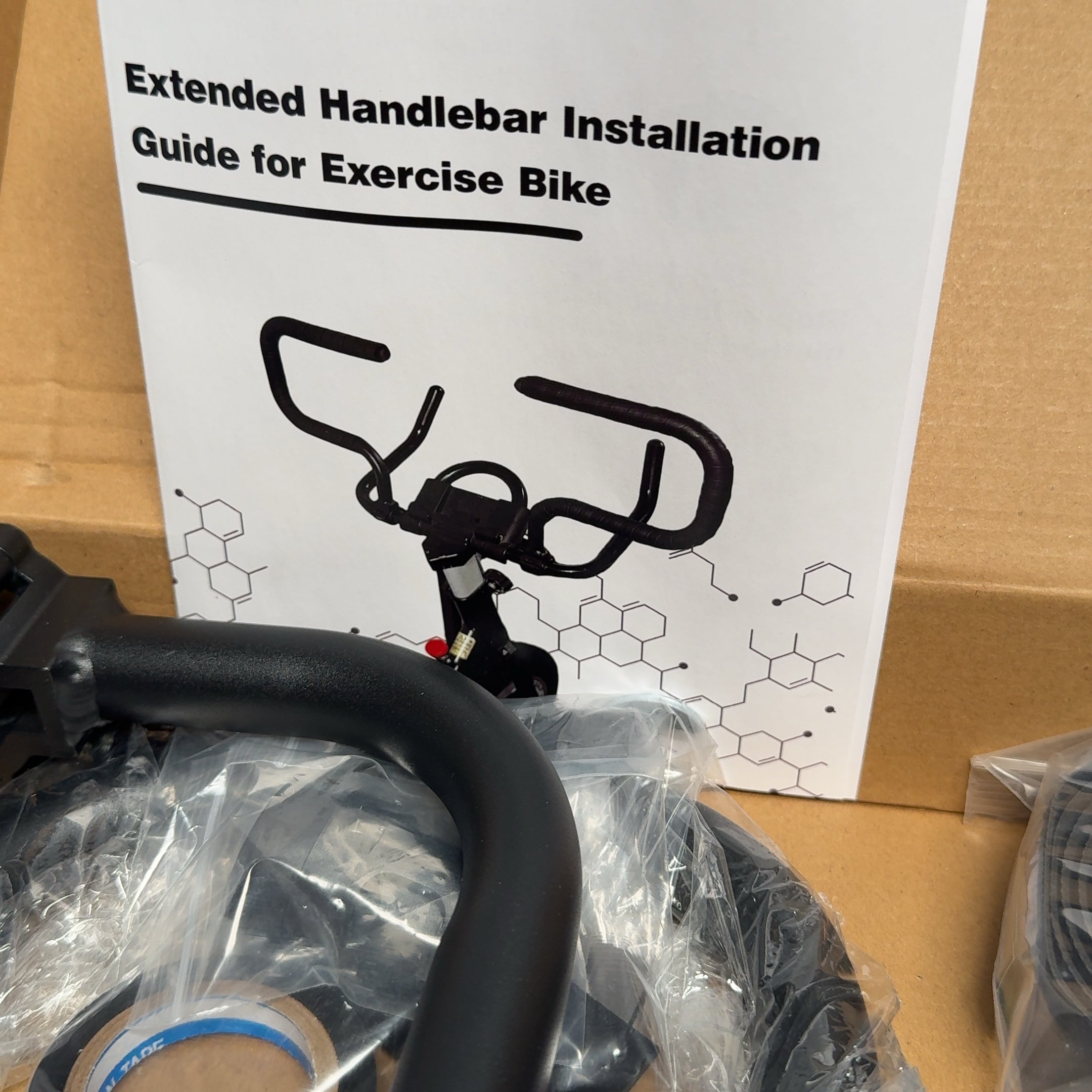 Neacus U-Shaped Exercise Bike Handlebar Extenders NEW!