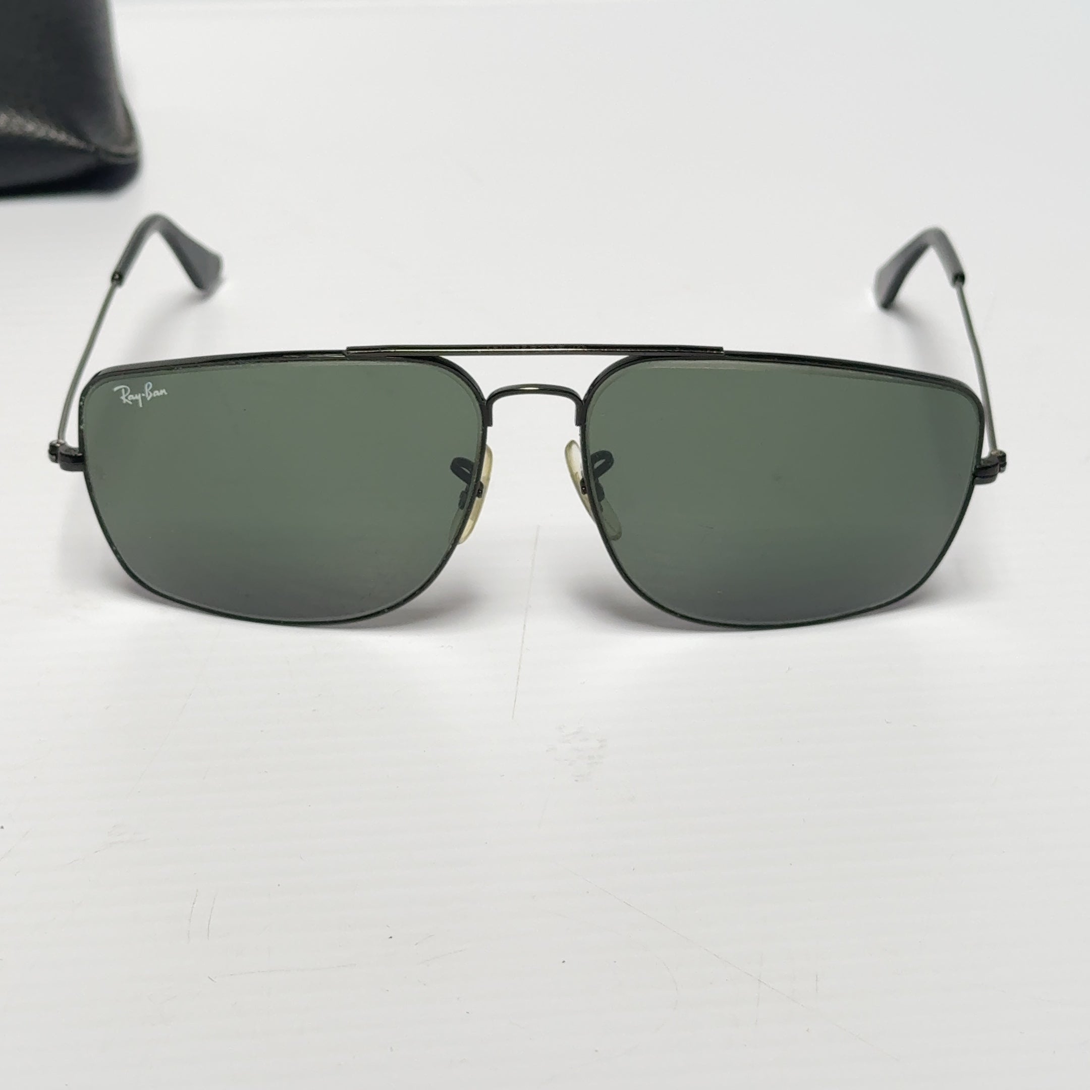 Vintage B&L Ray-Ban W0503 Black Explorer Aviator Sunglasses